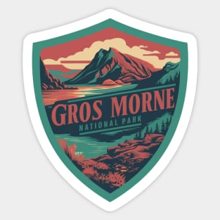 Gros Morne National Park Shield Sticker